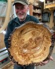 A Natural Edged Burr Elm Bowl